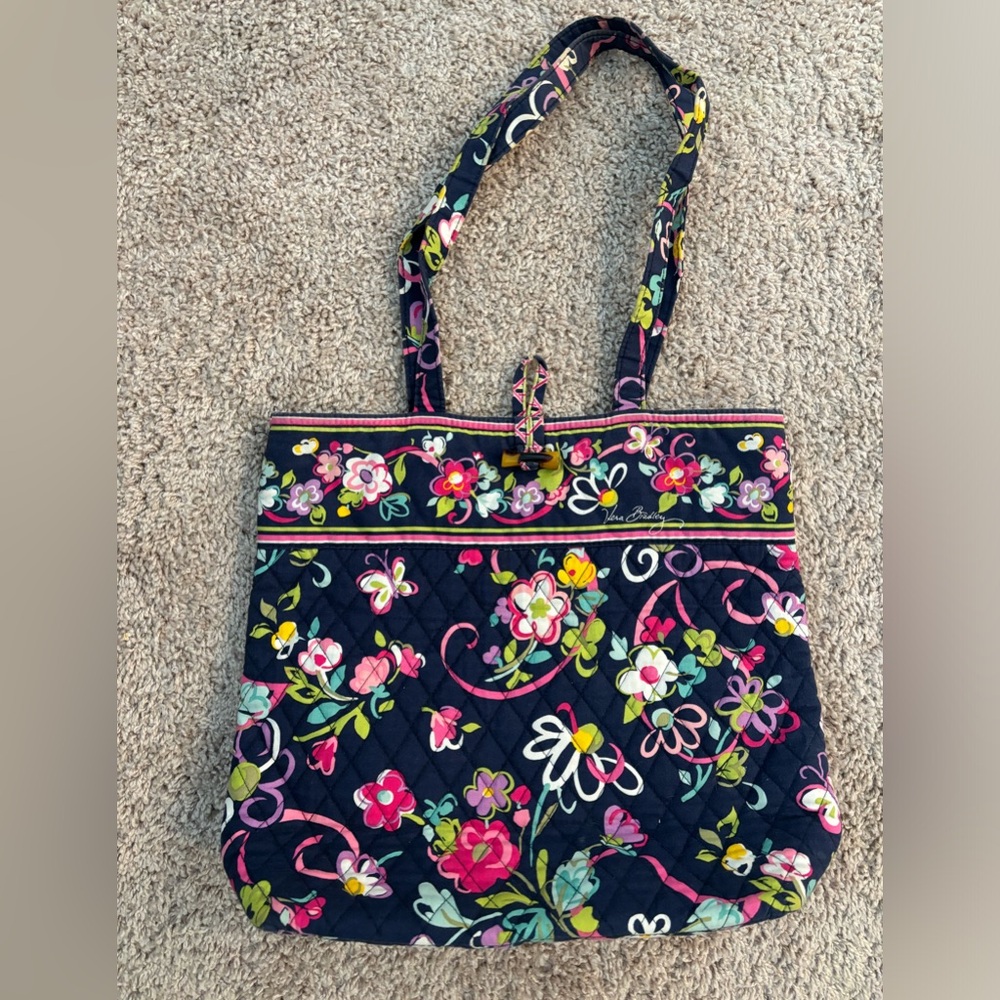 Vera Bradley Tote in ribbons
